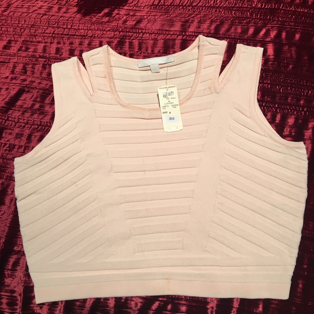 Jonathan Simkhai peach colored top